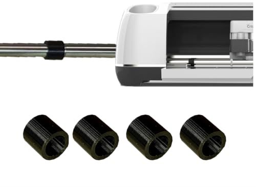 Kimalab (Pack of 4) Replacement for Cricut Maker Compatible, Rubber Wheel Mat Guide Rubber Roller Wheel Pack Compatible with Cricut for Roller Repair