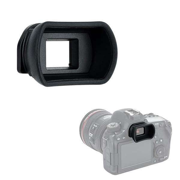 Upgrade Your Canon Camera: Kiwifotos Long Soft Viewfinder Eyecup for EOS 90D, 80D, 70D, 6D Mark II & More