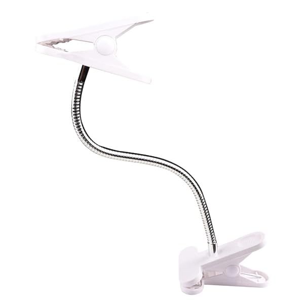 KnowU Gooseneck Bed Phone Holder Mount Flexible Long Arm Clip Clamp for Desk, Nail Practice Hands Bendy Lazy Bracket Bedside Stand CL04