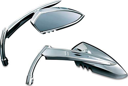 Upgrade Your Harley: Kuryakyn 1449 Scythe Blade Chrome Side Mirrors for Enhanced Visibility