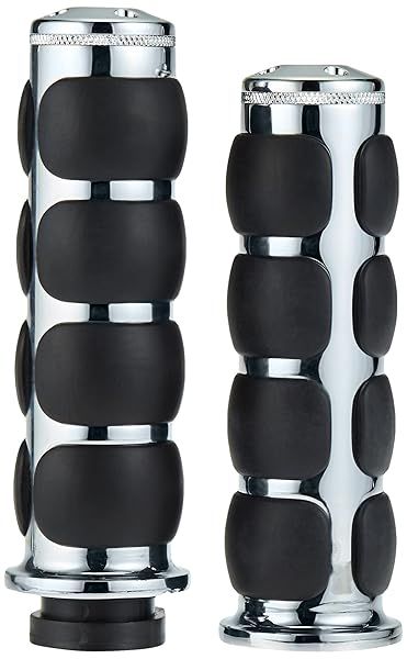 Buy Kuryakyn 6236 ISO Handlebar Grips for Honda & Triumph Motorcycles - Chrome, Premium Quality