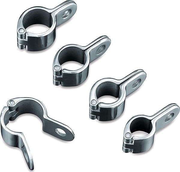 Kuryakyn 7942 Motorcycle Accessory: Magnum Quick Clamp for 1-11/32" (1.35") Engine Guards or Tubing, Chrome, Pack of 1