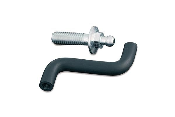 "Kuryakyn 9975 Breather Bolt for Harley Twin Cam 1999-2017 | 1/2"-13 x 1-1/4" Black Air Cleaner Component"