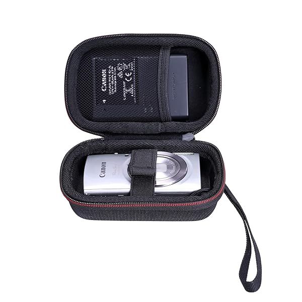 LTGEM Hard Carrying EVA Case for Canon PowerShot ELPH 360 180 190 and Sony DSCW800 Cyber Shot Cameras Case Only