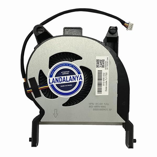 LANDALANYA Replacement CPU Cooling Fan for HP ProDesk Mini 600 G3 400 G3 Series 914266-001 BUC0712HB-00 DC12V High Performance Fan