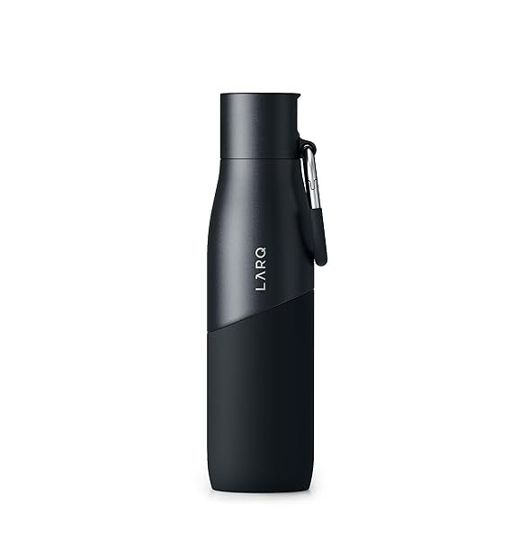 Buy LARQ Movement Filtered Water Bottle - 24oz BPA-Free Stainless Steel with Nano Zero Tech, Lightweight & Stylish Black/Onyx