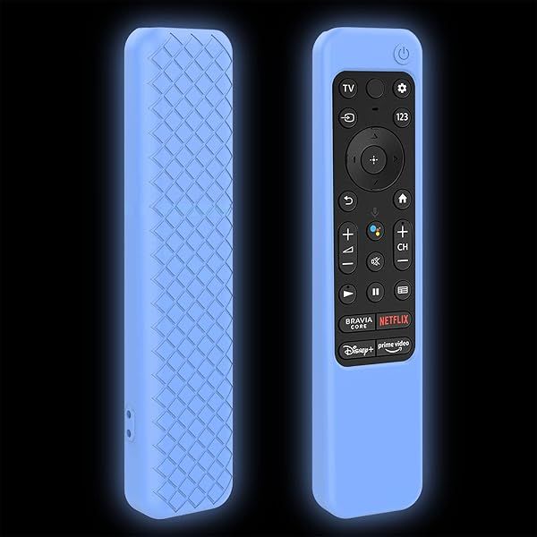 LEFXMOPHY TX900U Remote Case for Sony RMF-TX800U RMF-TX900U Voice Remote 2022, X85K X90K X93K X94K A80K A90K Series TV Remote Blue Silicone