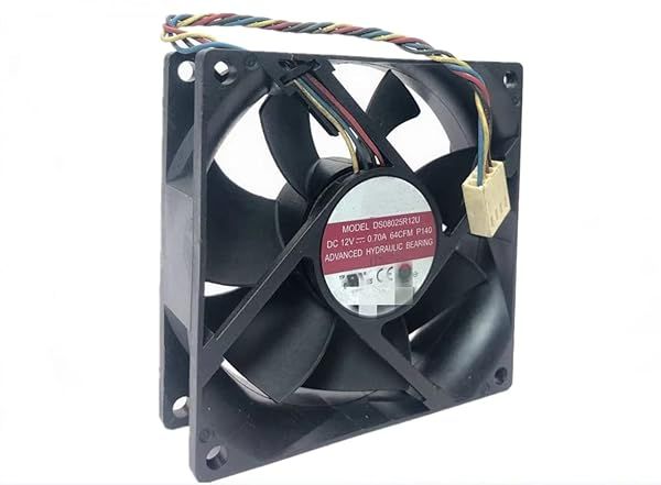 LEYEYDOJX Case Cooling Fan for Dell XPS 8100 Inspiron 580 80mm 4-Pin DC12V 0.70A High Performance Replacement Fan