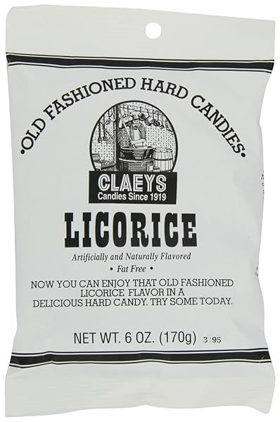 Buy CLAEYS Licorice Hard Candy 6 oz - Delicious Treats | MfrPartNo 671