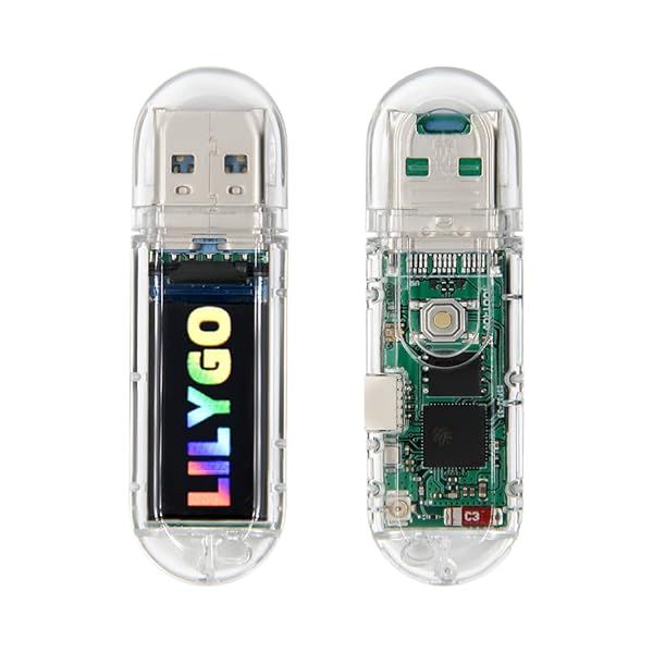 "Buy LILYGO T-Dongle-S3 ESP32-S3 Development Board with 0.96" ST7735 LCD & TF Card Slot - Fast Shipping!"