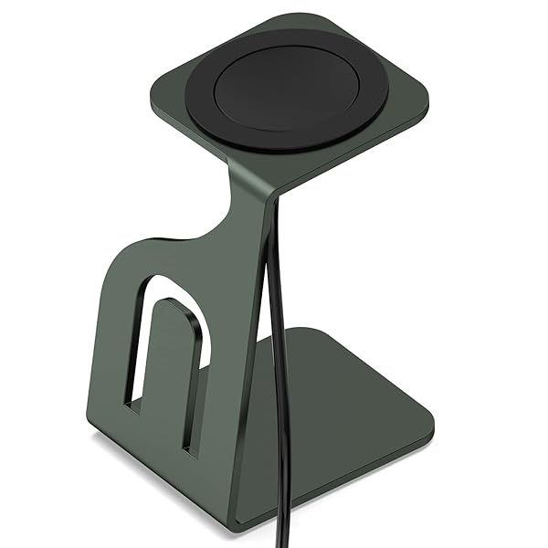 LOKEKE Google Pixel Watch Charging Dock Stand Holder Aluminum Alloy Desktop Charger Grey