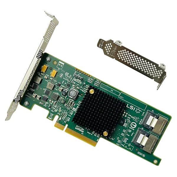 LSI 9207-8i RAID Controller Card 6Gbs SAS SATA PCI-E 3.0 HBA IT Mode Expander for ZFS FreeNAS unRAID High Performance Storage Solution