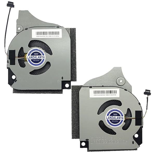 Landalanya Replacement CPU & GPU Cooling Fan for Dell G5-5590, G7-7590, G7-7790 - High Performance 12V 1A Fan