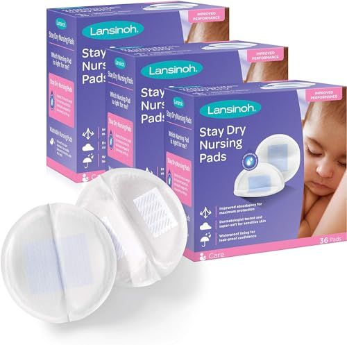 Buy Lansinoh Stay Dry Disposable Nursing Pads - 108 Count for Comfortable Breastfeeding
