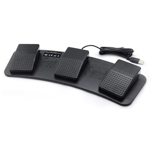 Buy Lemo 1640835 USB Foot Control Pedal - Enhance Your Keyboard Action with HID Technology