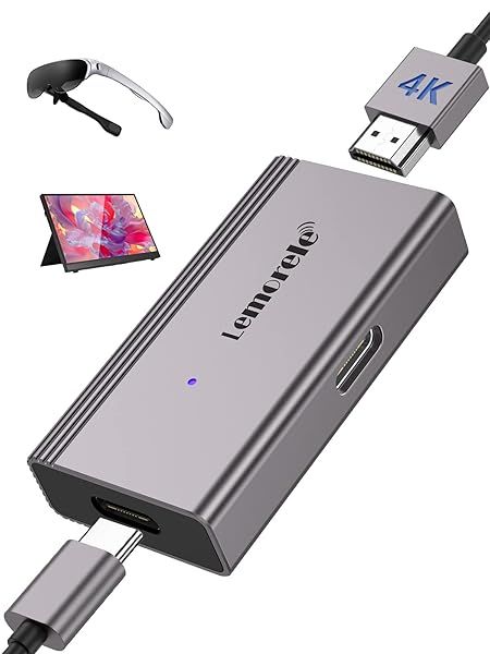 4K HDMI to USB-C Adapter for RayNeo, XREAL Air, PS5, Xbox & More - Fast 60Hz Performance