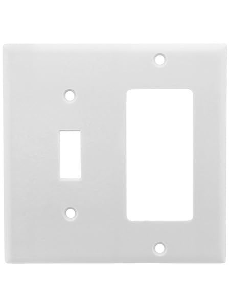 Leviton 80405-W 2-Pack White Wall Plates - Durable & Stylish Home Upgrade