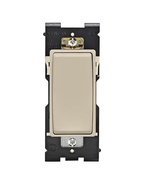 Leviton RE153-NS Renu 3-Way Switch - 15A, 120/277VAC, Navajo Sand | Upgrade Your Home Today!