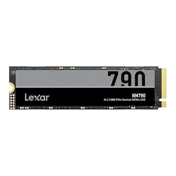 Lexar 2TB NM790 SSD: Fast PCIe Gen4 NVMe M.2 Drive for PS5 - 7400 MB/s Read, Perfect for Gamers & Creators