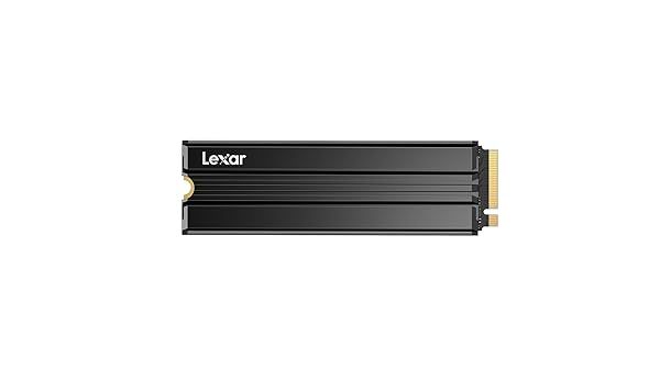 Lexar 4TB NM790 SSD with Heatsink - Fast PCIe Gen4 NVMe M.2 for PS5 & Creators | 7400 MB/s Read/Write Speed