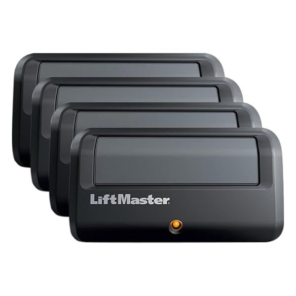 LiftMaster 891LM Security 2.0 1-Button Gate Operator Remote Control Pack of 4 with Visor Clip