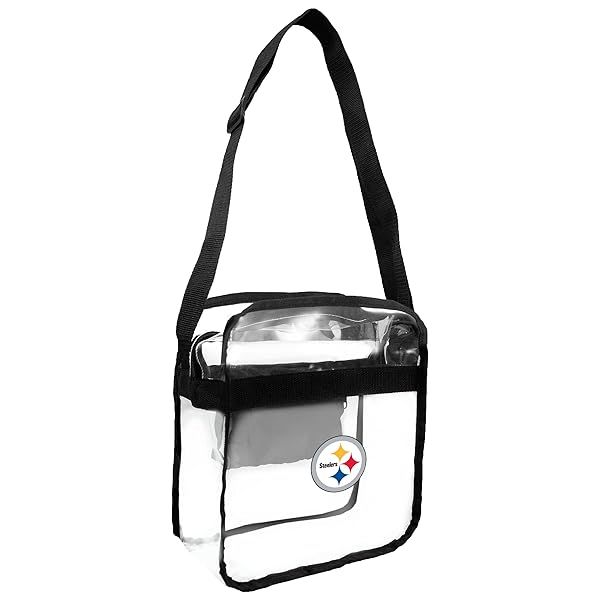Shop Littlearth New England Patriots NFL Clear Carryall Crossbody Bag - Perfect for Game Day!