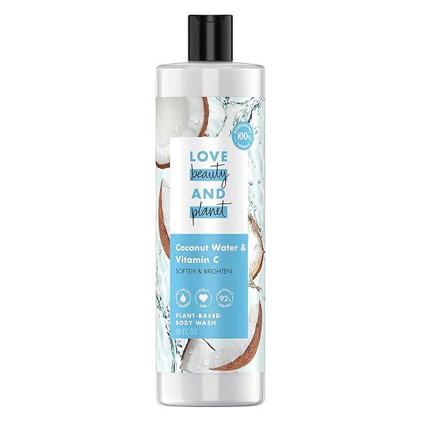 Love Beauty and Planet Plant-Based Body Wash: Coconut Water & Vitamin C for Radiant Skin