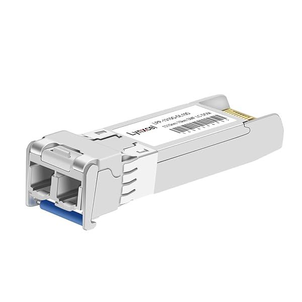 Lynxcel 10G Single-Mode SFP+ LC Module 10GBase-LR Fiber Transceiver 1310nm SMF DOM Compatible with Fiber Switch and Optical Devices