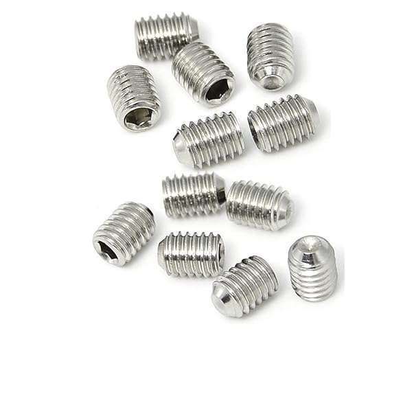Buy M4 x 5mm Stainless Steel Socket Set Screws - Hexagon Flat Head, Pack of 30 for Durable Fastening