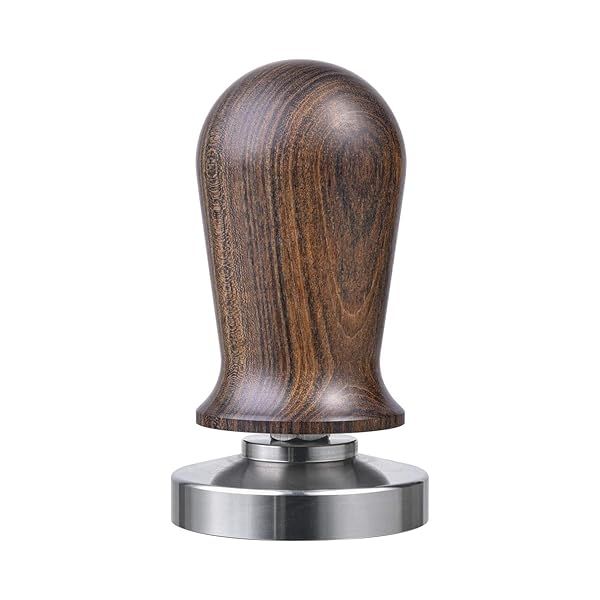 MATOW 53mm Calibrated Espresso Tamper - Professional Barista Tool with Spring Loaded Handle & Stainless Steel Base