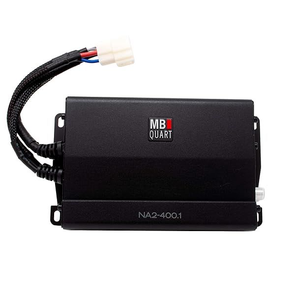 MB Quart NA2-400.1 Compact 400 Watt Mono Powersports Amplifier for Subwoofer Performance