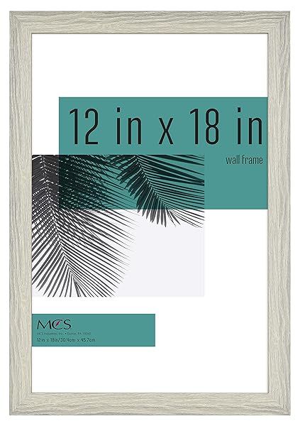 Buy MCS Studio 12x18 Gray Woodgrain Picture Frame - Perfect for Photos, Posters & Art Prints (1-Pack)