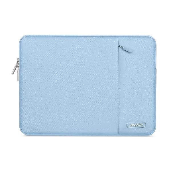 MOSISO 16 Inch Laptop Case Sleeve Compatible with MacBook Pro HP Acer Dell Lenovo ASUS Polyester Vertical Bag Air Blue