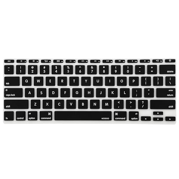 "Buy MOSISO Black Keyboard Cover for MacBook Air 11" A1370 A1465 - Perfect Protection & Fit!"