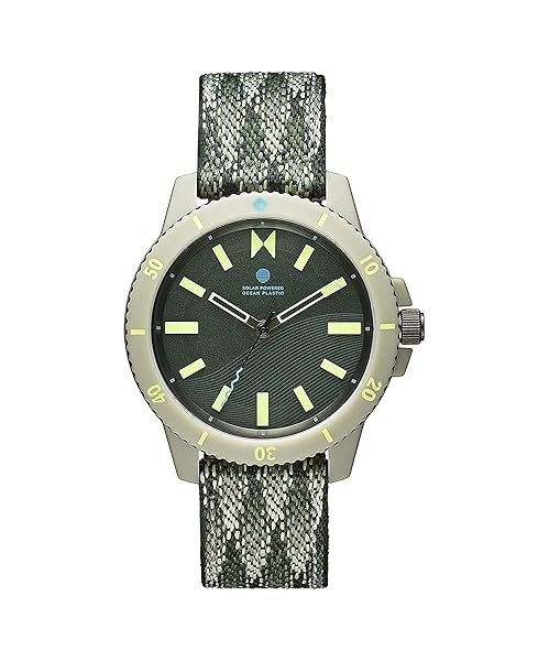 MVMT Ocean Plastic Unisex Watch 38 MM Green Eco-Friendly Stylish Timepiece