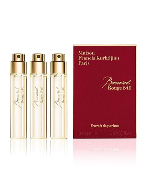 Maison Francis Kurkdjian Baccarat Rouge 540 Extrait Set of 3 - 0.37 Fl Oz | Luxury Fragrance Collection