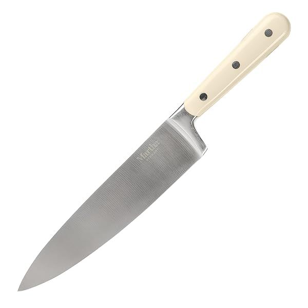 Top-Rated Martha Stewart 8-Inch Forged Stainless Steel Chef Knife - Triple Riveted, Linen Handle