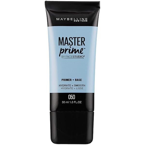 Maybelline Master Prime Face Primer: Flawless Makeup Base for All-Day Wear (1 Fl Oz)