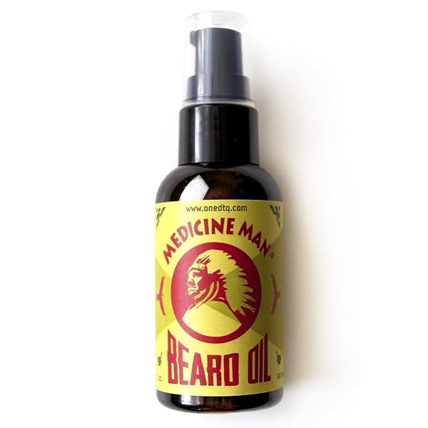 Medicine Man Anti-itch Beard Oil 2 FL OZ Natural Organic Leave-In Conditioner for Men
