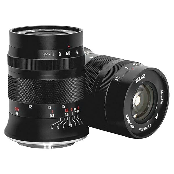 Meike 60mm f2.8 Large Aperture Manual Focus Prime Lens for Canon EF-M Mount Mirrorless Cameras EOS M Series