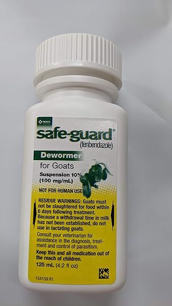Merck Safeguard Goat Dewormer 125ml - Effective Parasite Control for Healthy Goats