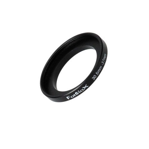 Metal Step Up Ring, Anodized Black Metal 30.5mm-37mm, 30.5-37 mm