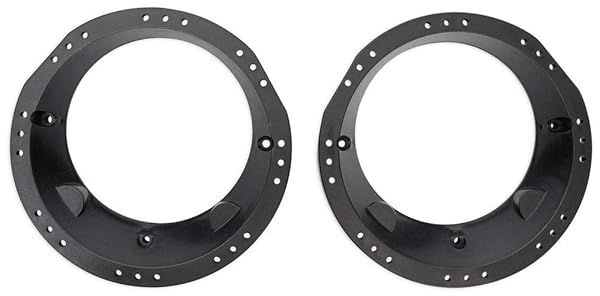 "Metra 82-9601 Speaker Adapter for 1998-2013 Harley Davidson Touring Models - 6-1/2" to 6-3/4" Black"