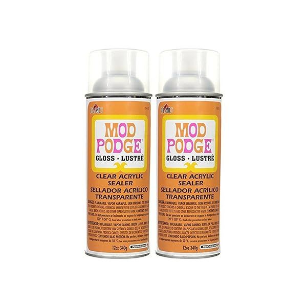 Mod Podge 1470 Clear Acrylic Sealer 12 oz Gloss for Crafting and DIY Projects