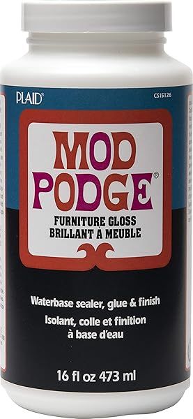Mod Podge Waterbase Sealer & Glue for Furniture - 16oz Gloss Finish CS15126