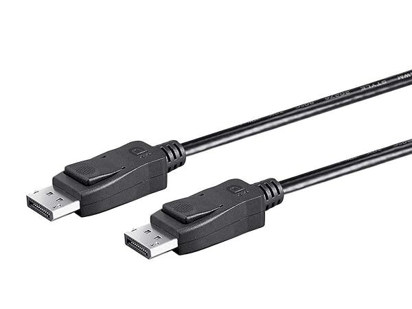Monoprice 131180 DisplayPort 1.4 Cable 3ft for Computer Desktop Laptop PC Monitor Projector Dell ASUS Black