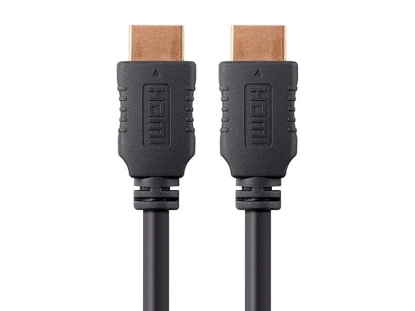 Monoprice High Speed HDMI Cable 20 Feet Black 4K 60Hz HDR 18Gbps 26AWG YUV 444 Select Series