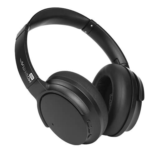 Shop Morpheus 360 Synergy HD Bluetooth Over-Ear Headphones - 40-Hour Playtime, Fast Charging, Soft Leather, Travel Case Included