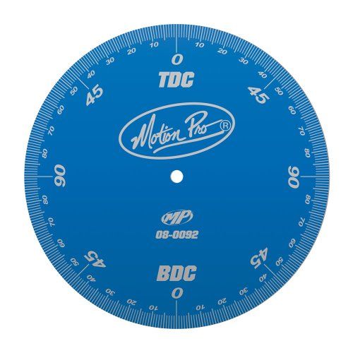 Motion Pro 08-0092 Anodized Blue Degree Wheel: Precision Timing Tool for Performance Engines