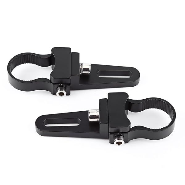 "Heavy-Duty Mounting Bracket Clamps for 1"-3" Aluminum Tubes & Roll Bars - LED Light Holder for Trucks & Off-Road Vehicles"